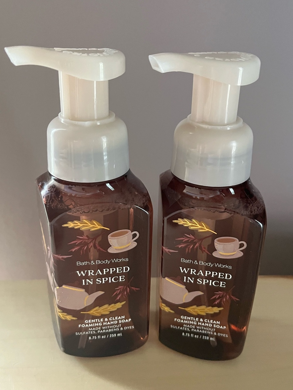 Two New Bath & Body Works Wrapped in Spice Foaming Hand Soaps